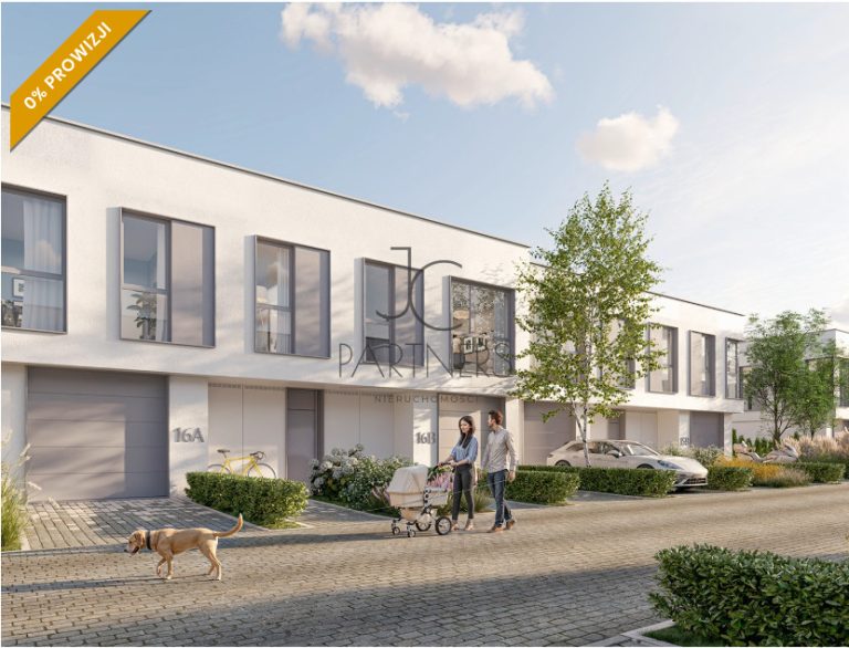 Nowoczesny segment z ogrodem  120,89 m² Gocław