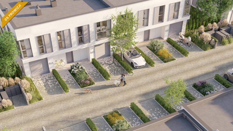 Nowoczesny segment z ogrodem  120,89 m² Gocław